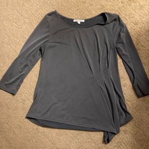 Small green envelope three quarter sleeve top